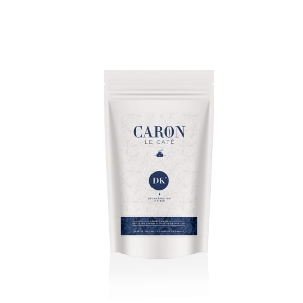 Packet of Caron decaffeinated coffee