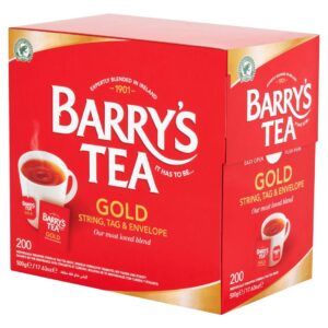 Barry's Tea Gold Blend String Tag & amp Envelope 200 Tea Bags