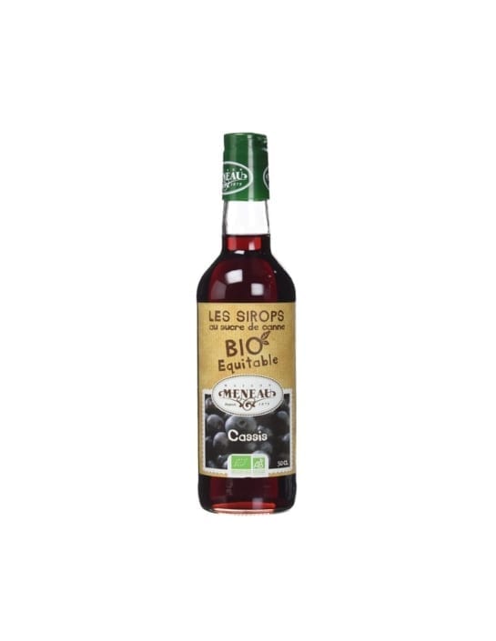 Meneau Organic and fair-for-life Black Currant Syrup 50cl