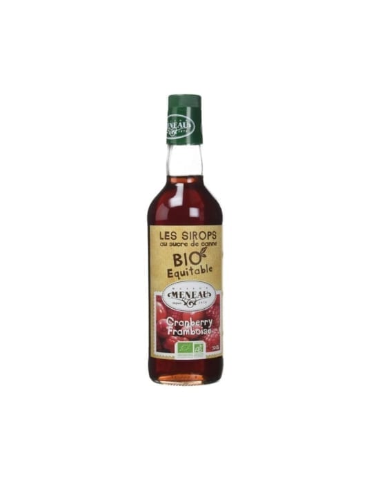 Meneau Organic and fair-for-life Cranberry and Raspberry Syrup 50cl