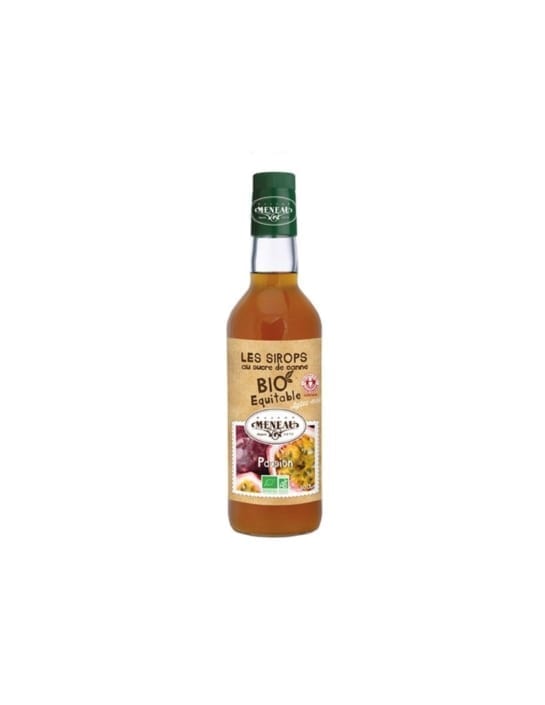 Meneau Organic and fair-for-life Passion Fruit Syrup 50cl