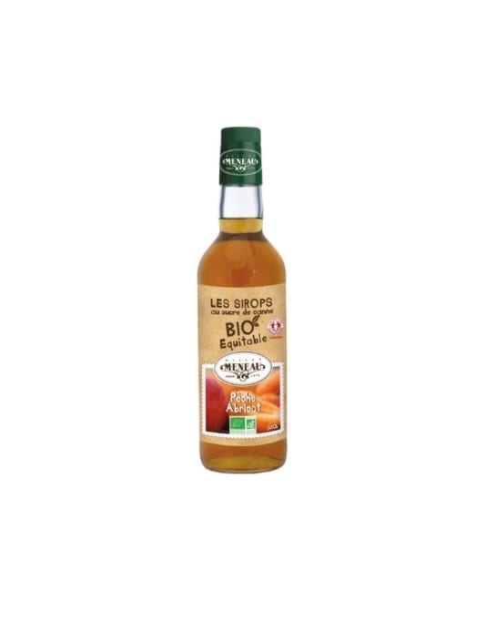 Meneau Organic and fair-for-life Peach and Apricot Syrup 50cl