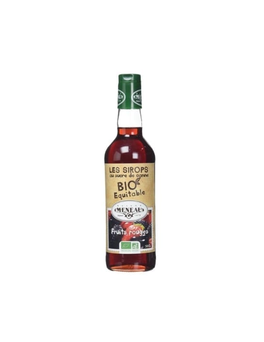 Meneau Organic and fair-for-life Red Fruits Syrup 50cl