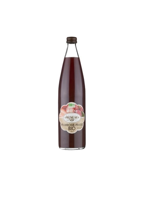 Meneau Organic Juice Drink Strawberry and Rasberry - Image 2