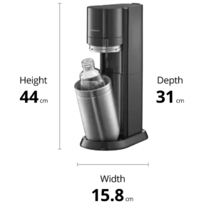 SodaStream Duo - Sparkling Water Maker - Starter Kit - Black - Image 2