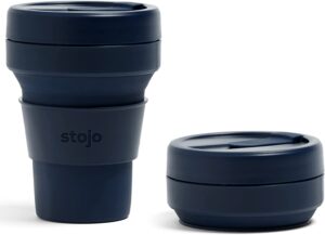 STOJO Reusable and collapsible Coffee Cup 12oz / 355ml - Denim