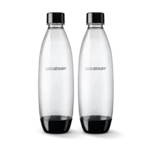 SodaStream Twin Pack Carbonating Bottles D.W. Safe Black - 1L