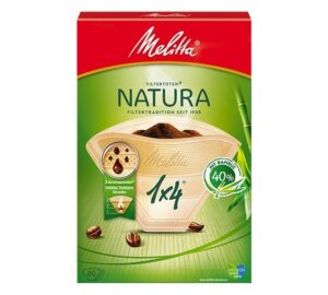 Melitta Natura 1x4 filters - Made of 40% Bamboo
