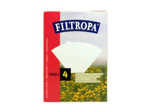 Filtropa White Size 4 Filter Papers (100)