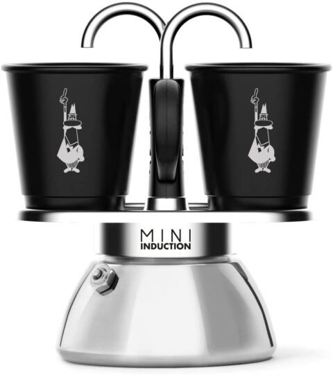 Bialetti New Set Mimi Induction Coffee Makers + 2 Cups
