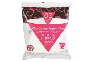 Hario V60 Paper Filter 02 Dripper 100 Sheets - Bleached (Jpn)
