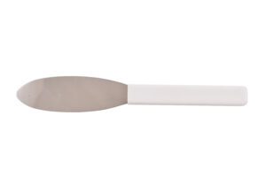 Metal Spatula White Handle - Large