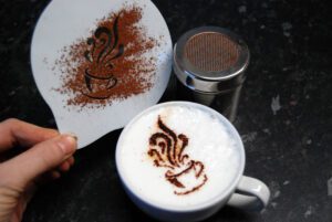 Coffee Cup Stencil 1 - Image 2