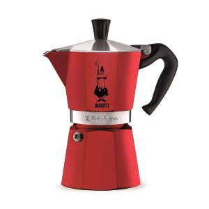 Bialetti Moka Express Coffee Makers  Red - 6 Cups