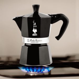 Bialetti Moka Express Coffee Makers Black - 3 Cups - Image 3