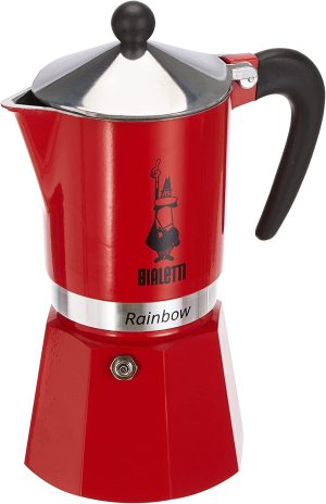 Bialetti Rainbow Coffee Makers Red - 6 Cups