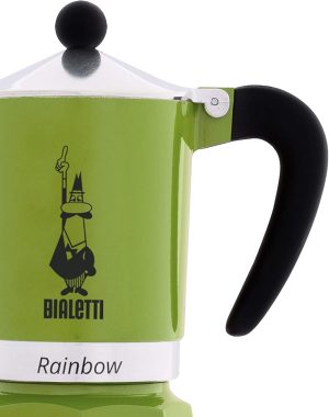Bialetti Rainbow Coffee Maker Green - 1 Cup - Image 2