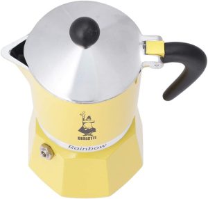 Bialetti Rainbow Coffee Makers Yellow - 3 Cups - Image 3