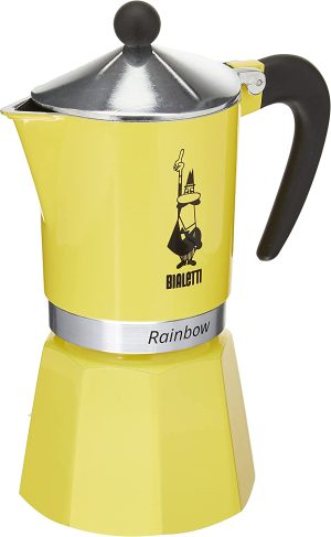 Bialetti Rainbow Coffee Makers Yellow - 6 Cups