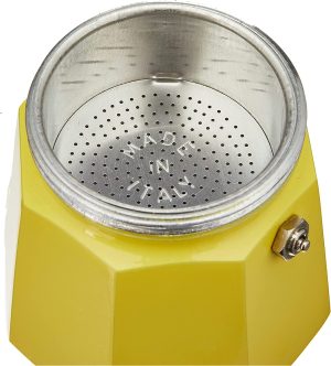 Bialetti Rainbow Coffee Makers Yellow - 6 Cups - Image 5