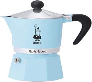 Bialetti Rainbow Coffee Makers Light Blue - 3 Cups