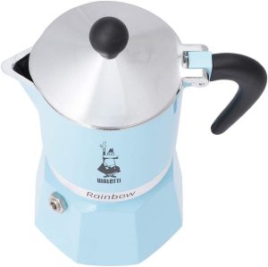 Bialetti Rainbow Coffee Makers Light Blue - 3 Cups - Image 3