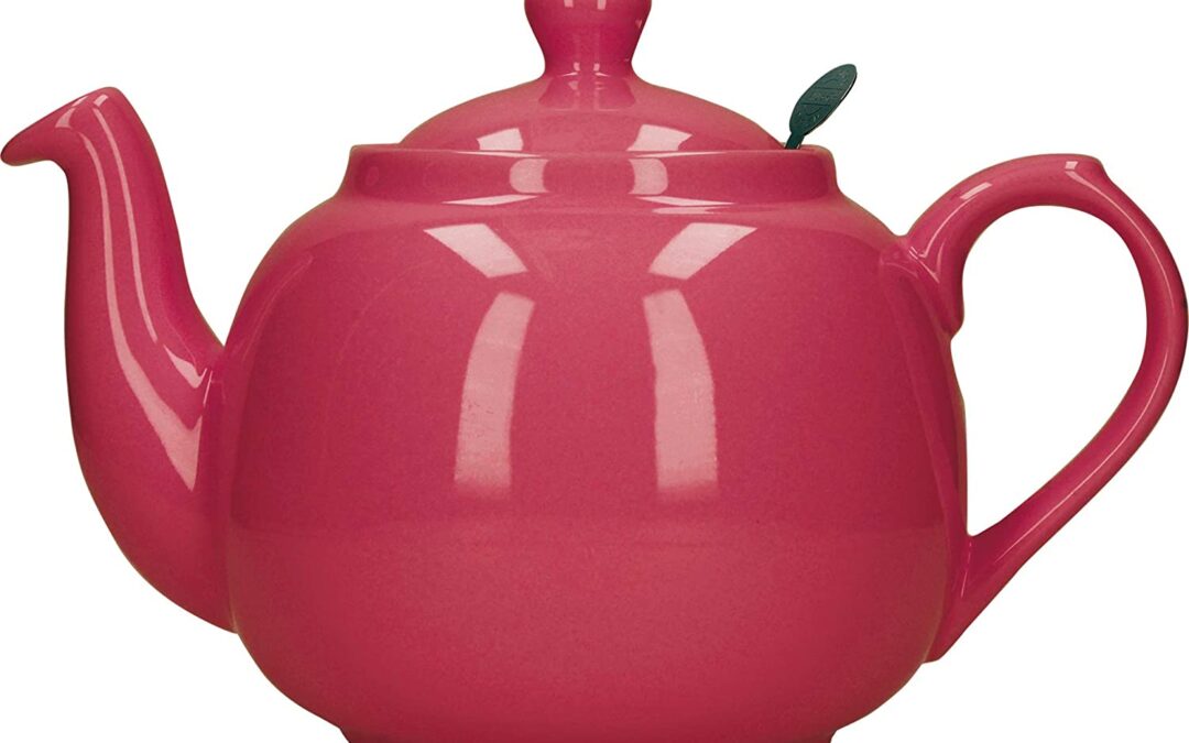 London Pottery Farmhouse Teapot Pink -2 Cups