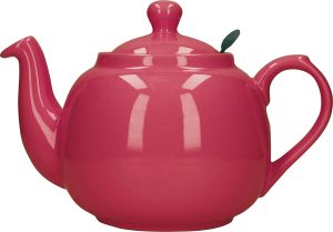 London Pottery Farmhouse Teapot Pink -2 Cups