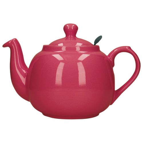 London Pottery Farmhouse Teapot Pink – 6 Cups